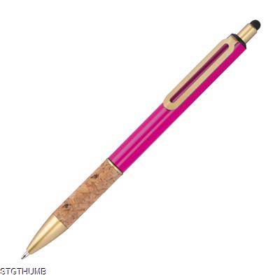Picture of BALL PEN with Cork Grip Zone in Pink