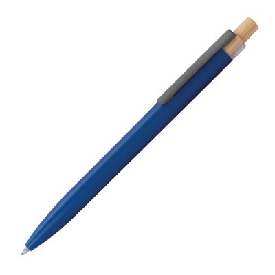 Picture of BALL PEN MADE FROM RECYCLED ALUMINIUM in Blue.