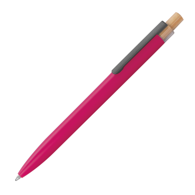 Picture of BALL PEN MADE FROM RECYCLED ALUMINIUM in Pink.