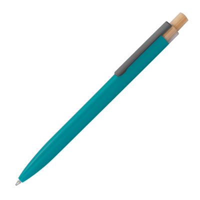 Picture of BALL PEN MADE FROM RECYCLED ALUMINIUM in Turquoise