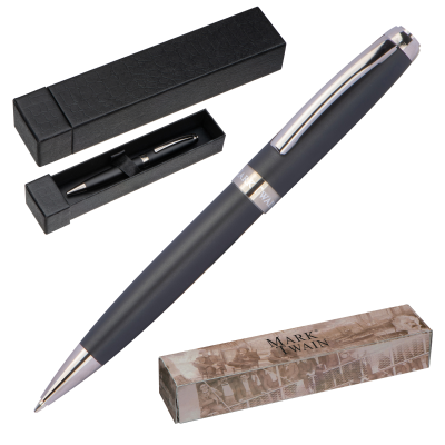Picture of MARK TWAIN TWIST ACTION BALL PEN in Black