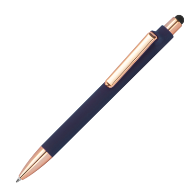Picture of RUBBER BALL PEN in Darkblue