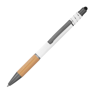 Picture of FIDGET PEN MADE OF ALUMINIUM in White.