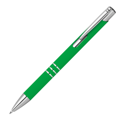 Picture of PEN with Rubber Surface in Green.