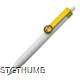 Picture of SMILEY BALL PEN with Clip in Yellow