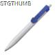Picture of BALL PEN with 2d Clip Hands in Blue
