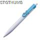 Picture of BALL PEN with 2d Clip Hands in Turquoise