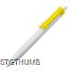 Picture of BALL PEN with Heart Clip in Yellow