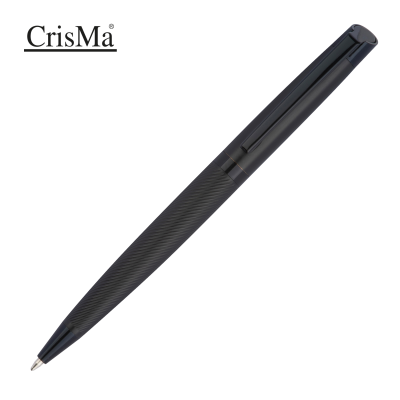 Picture of CRISMA TWIST ACTION PEN MADE OF STAINLESS STEEL METAL in Black 