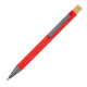 Picture of PEN MADE FROM RECYCLED ALUMINIUM METAL with Bamboo Pusher in Red 