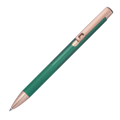 Picture of RECYCLED ALUMINIUM METAL BALL PEN NATASHA in Green