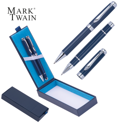 Picture of MARK TWAIN WRITING SET GERARD in Darkblue