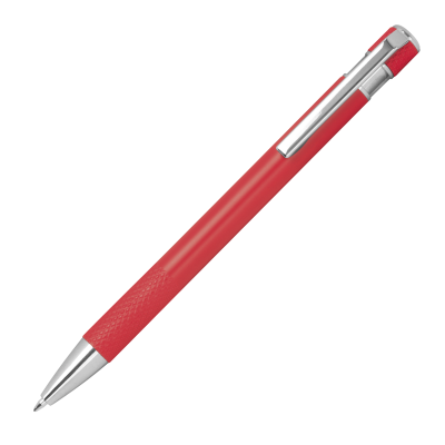 Picture of BALL PEN with Patterned Grip Zone Julio in Red