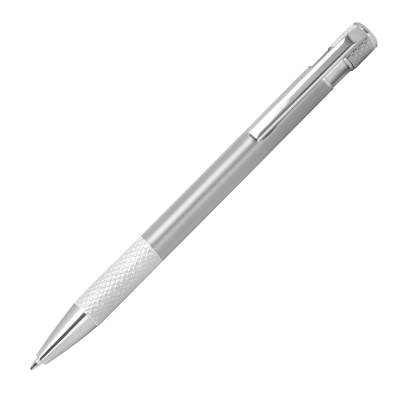 Picture of BALL PEN with Patterned Grip Zone Julio in Silvergrey