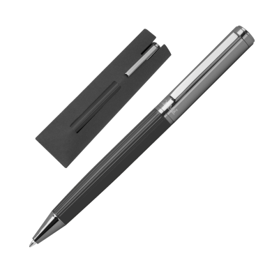 Picture of CRISMA BALL PEN with Ribbed Grip Zone Sienna in Black