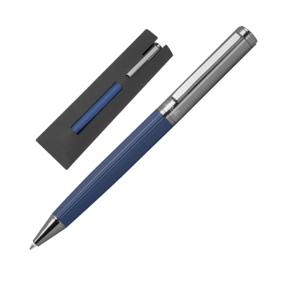 Picture of CRISMA BALL PEN with Ribbed Grip Zone Sienna in Darkblue