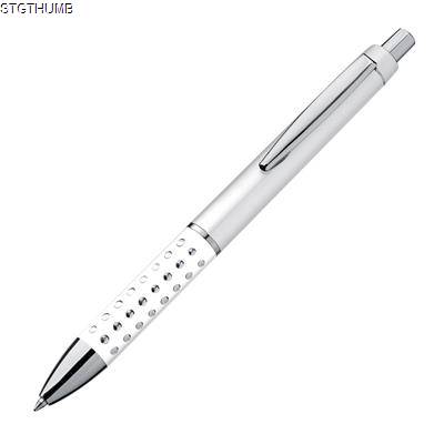 Picture of PLASTIC BALL PEN in White.