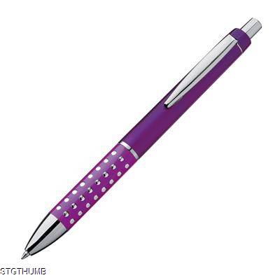 Picture of PLASTIC BALL PEN in Purple.