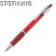 Picture of PLASTIC BALL PEN in Frosted Red