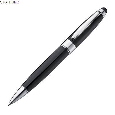 Picture of METAL BALL PEN with Touch Pad Function.