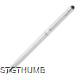 Picture of PLASTIC BALL PEN with Touch Function in White