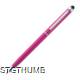 Picture of PLASTIC BALL PEN & PDA TOUCH SCREEN STYLUS in Pink