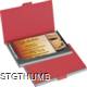 Picture of METAL BUSINESS CARD HOLDER in Red