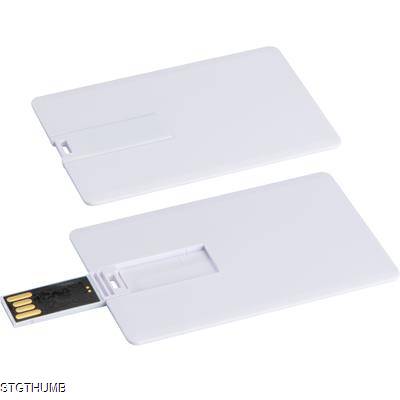 Picture of 8GB USB CARD in White.