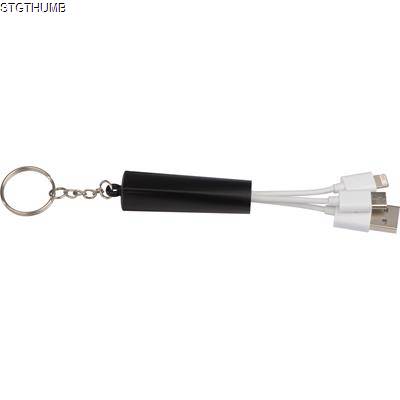 Picture of KEYRING CHAIN with With USB Charger Cable.