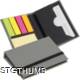 Picture of BUSINESS CARD HOLDER with Sticky Notes in Silvergrey