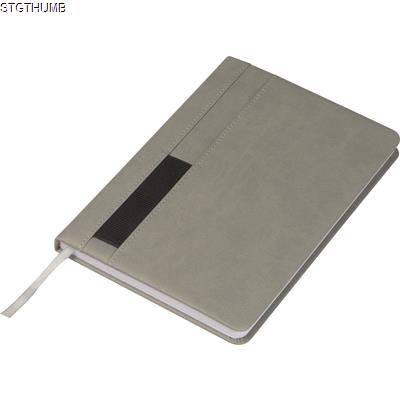 Picture of NOTE BOOK with Pocket A5 in Silvergrey