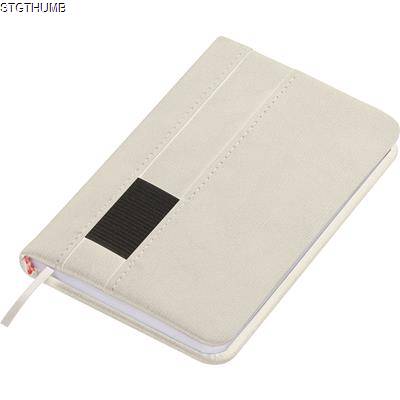 Picture of NOTE BOOK with Pocket A6 in White