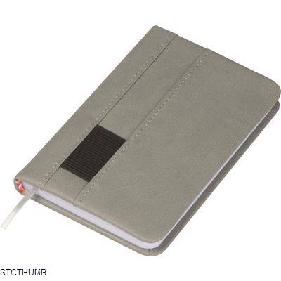 Picture of NOTE BOOK with Pocket A6 in Silvergrey