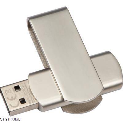Picture of USB-STICK TWISTER in Silvergrey.