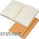 Picture of A5 RECYCLED PAPER BOOK in Brown