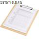 Picture of A4 CARDBOARD CARD CLIPBOARD in Beige