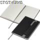 Picture of A5 NOTE BOOK with Pu-cover in Silvergrey