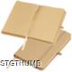Picture of A6 CRAFT PAPER NOTE BOOK in Brown