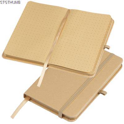Picture of A6 CRAFT PAPER NOTE BOOK in Brown.