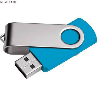 Picture of USB STICK MODEL 3 in Light Blue.