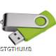 Picture of USB STICK MODEL 3 in Apple Green