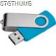 Picture of USB STICK MODEL 3 in Light Blue