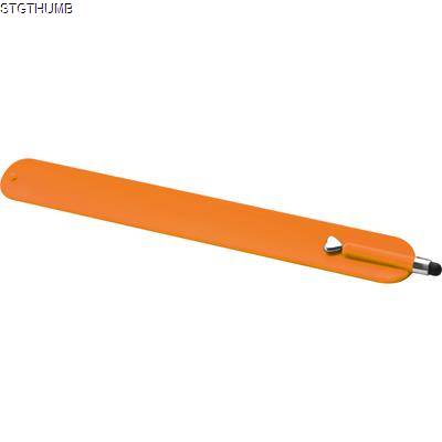 Picture of SNAP WRIST BAND in Orange.