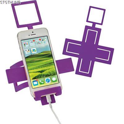 Picture of CROSS MOBILE PHONE HOLDER in Violet.