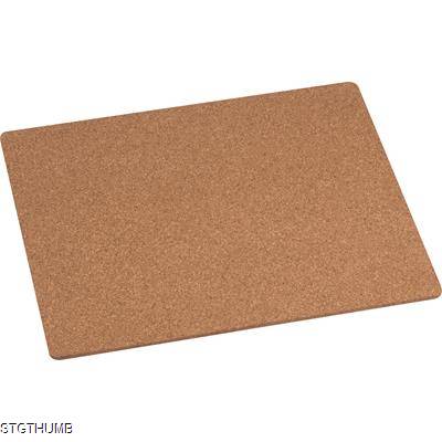 Picture of CORK MOUSEMAT in Beige.