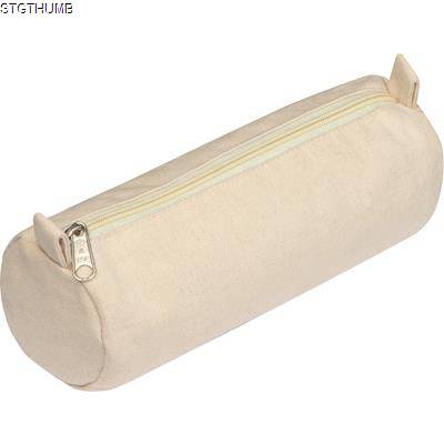 Picture of COTTON PENCIL CASE in Beige.
