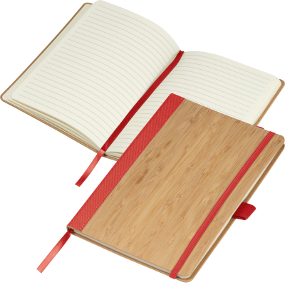 Picture of BAMBOO NOTE BOOK in Red.