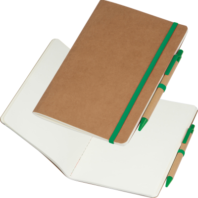 Picture of NOTE BOOK with Ball Pen in Green