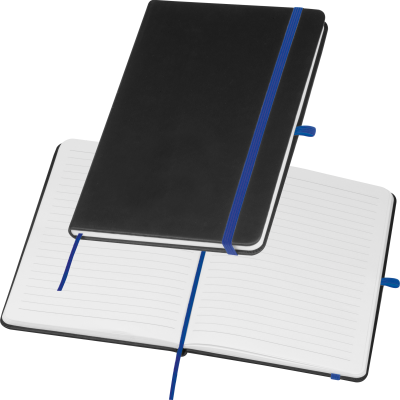 Picture of A5 NOTE BOOK with Colour Engraving in Blue
