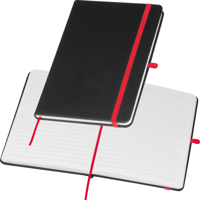 Picture of A5 NOTE BOOK with Colour Engraving in Red